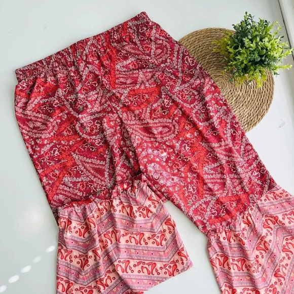 Shein Curvy Paisley Pants Size‎ 3XL - Picture 1 of 8
